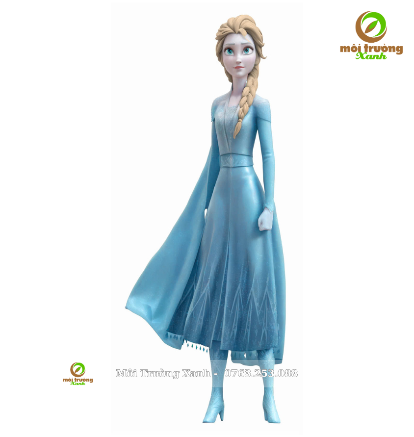 Tuong cong chua elsa composite Moi Truong Xanh