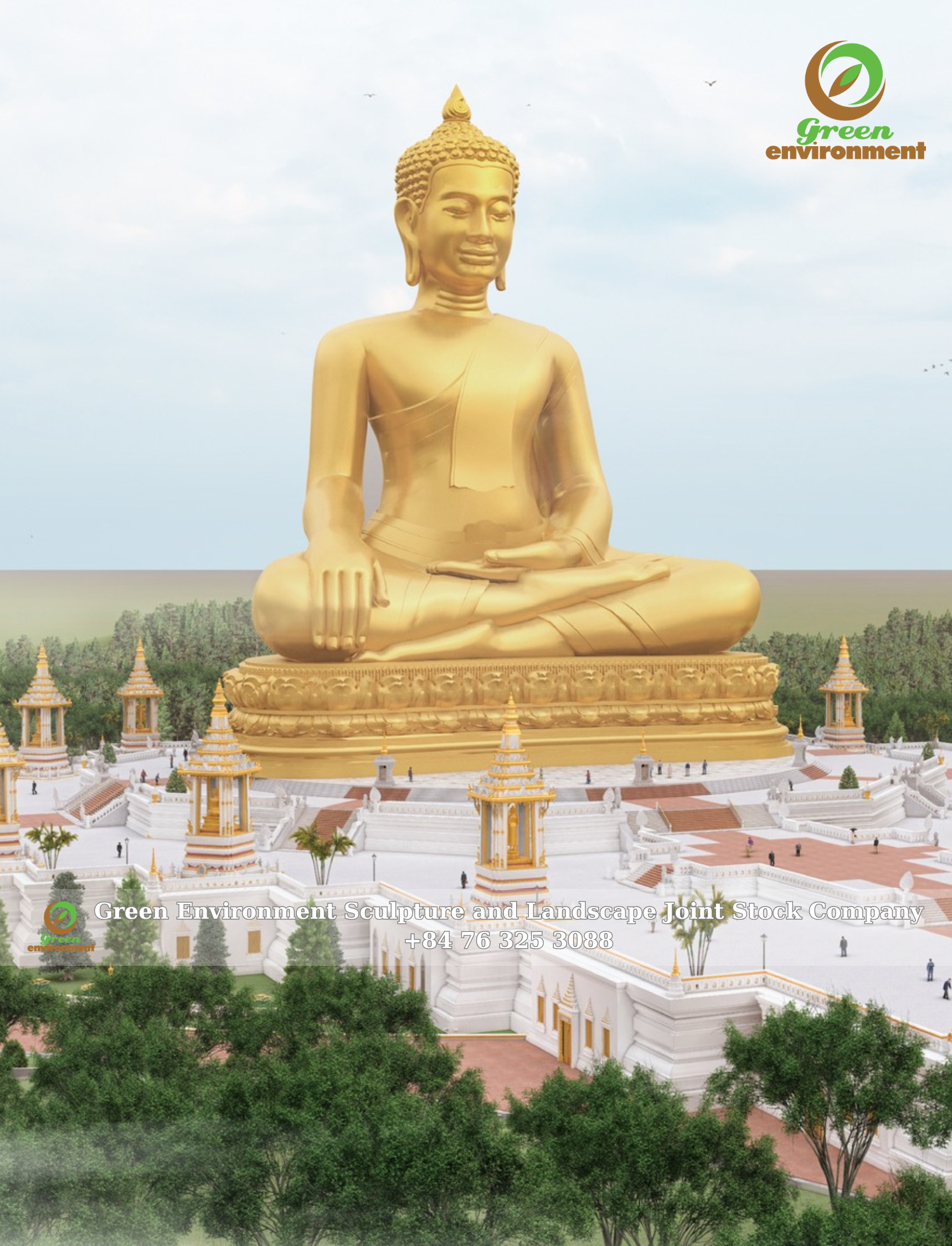 THE WORLD'S NO. 1 TALL SITTING BUDDHA STATUE IN CAMBODIA