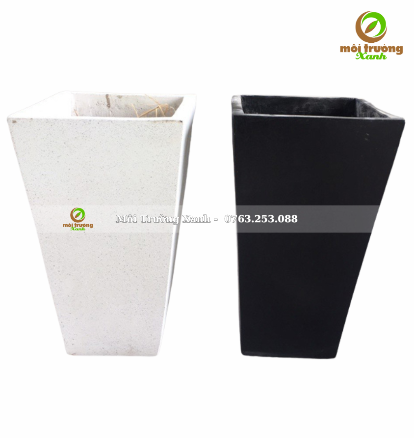 chậu vuông vát - môi trường xanh 