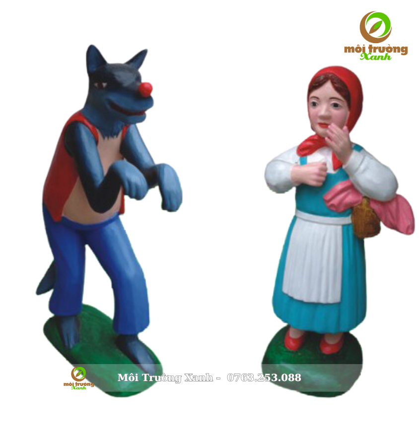 cô bé quàng khăn đỏ và sói - môi trường xanh