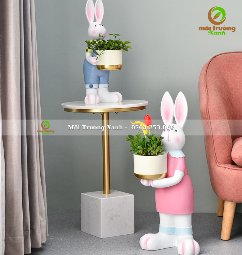 tượng thỏ 