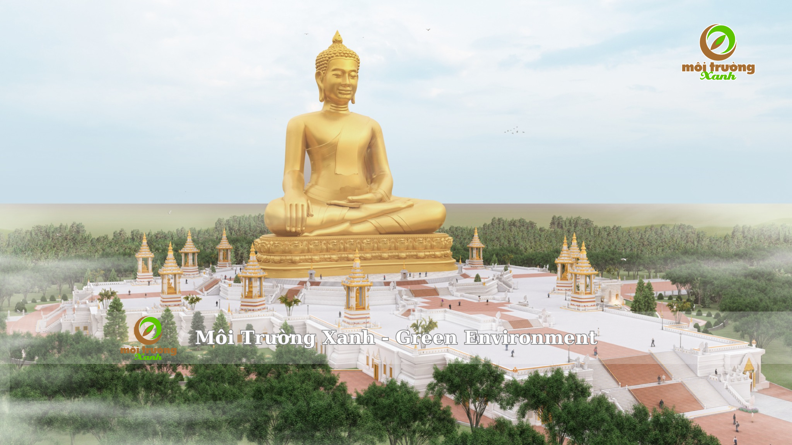Thi công tượng Phật