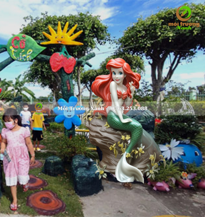 nàng tiên cá - môi trường xanh