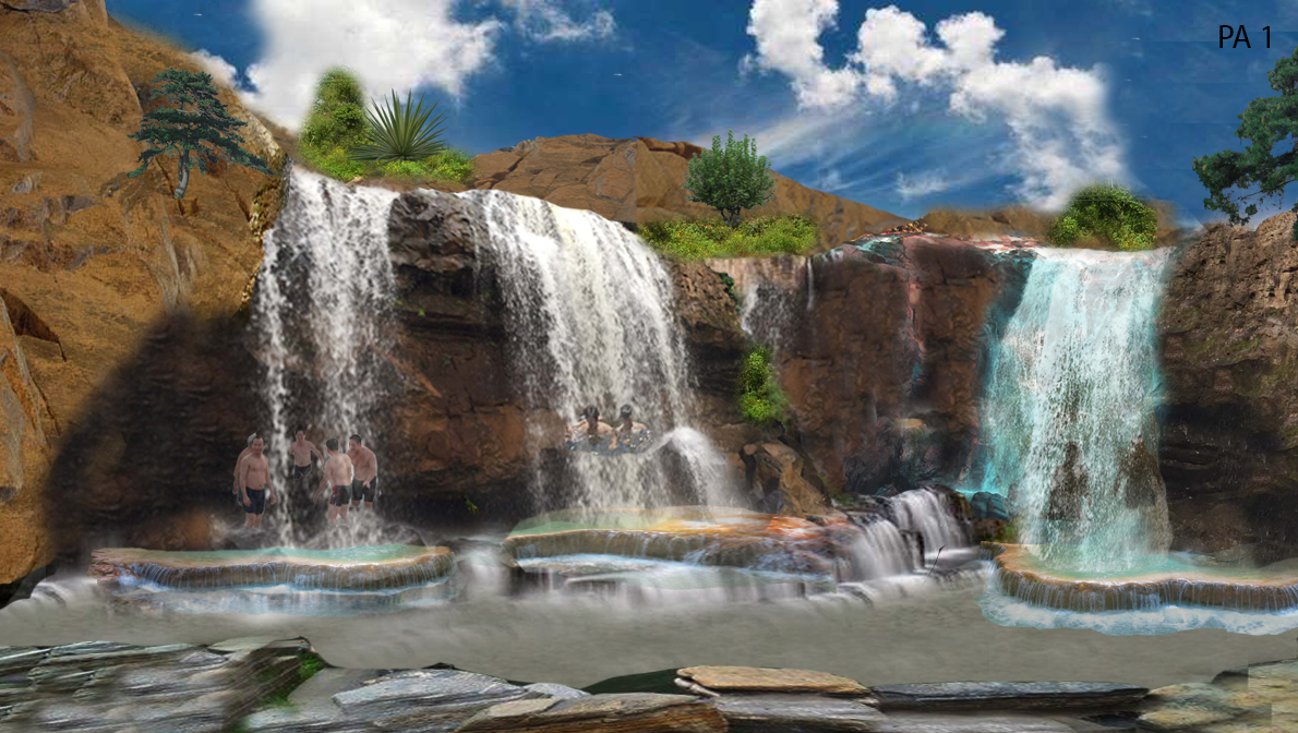 núi thác nhân tạo Thiền Tâm (1)