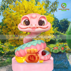 Tượng linh vật rắn 2025