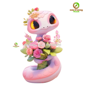 Mô hình linh vật tết Ất Tỵ 2025