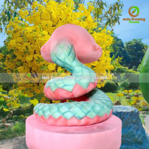 Mô hình linh vật rắn ất tỵ 2025