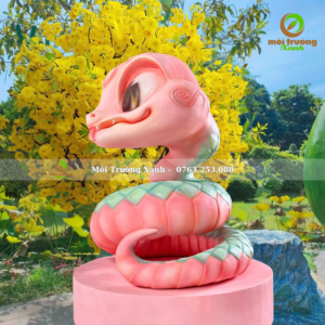 Mô hình linh vật rắn ất tỵ 2025