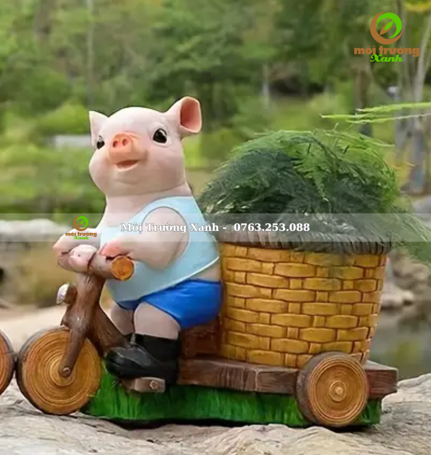 Tượng heo lái xe - 0763253088