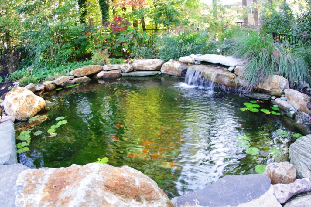 Making artificial rock mountains, beautiful artificial waterfalls and meaningful feng shui 7 image 187