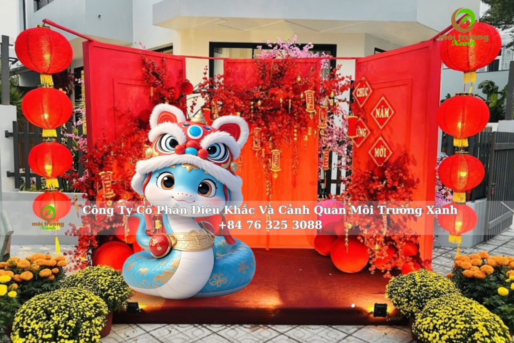 Mô hình linh vật tết 2025 đẹp, chất lượng cao 0763253088