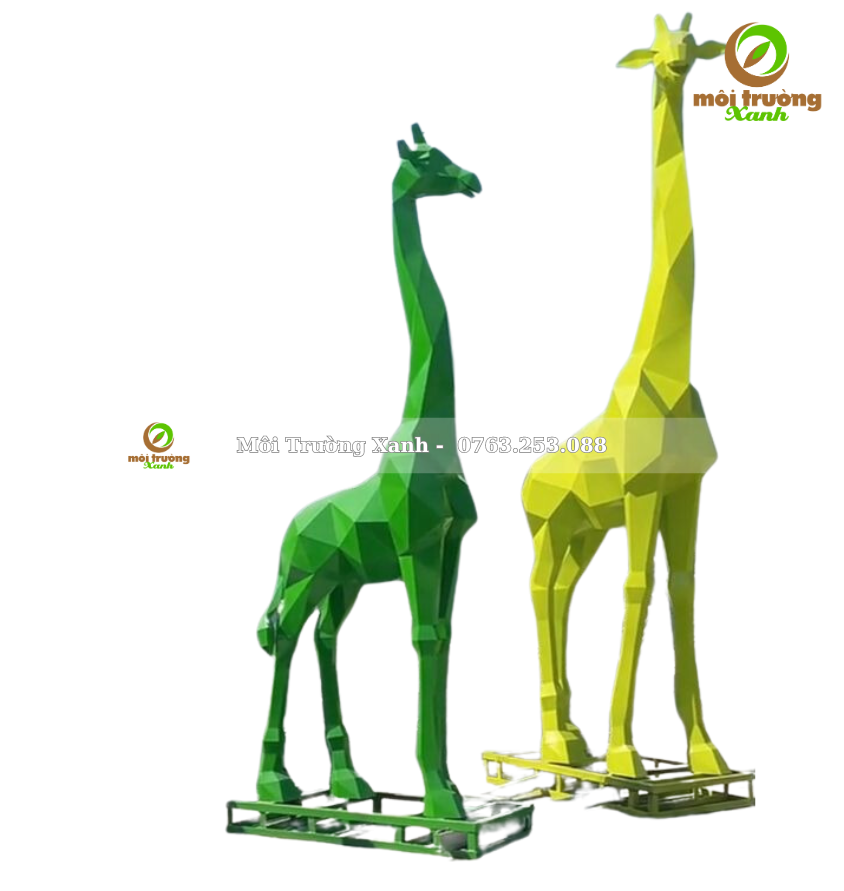 tượng hươu cao cổ vạt mảng 0763253088