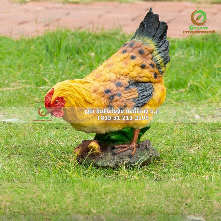 រូបចម្លាក់មាន់