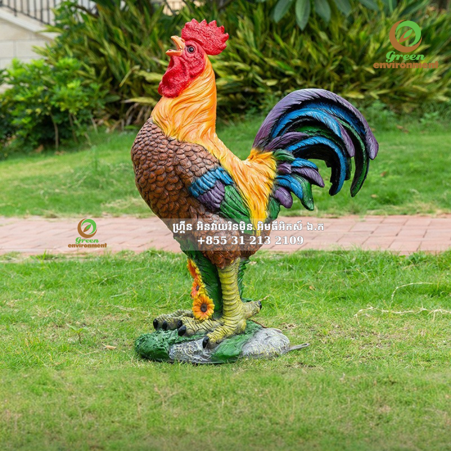 រូបចម្លាក់មាន់