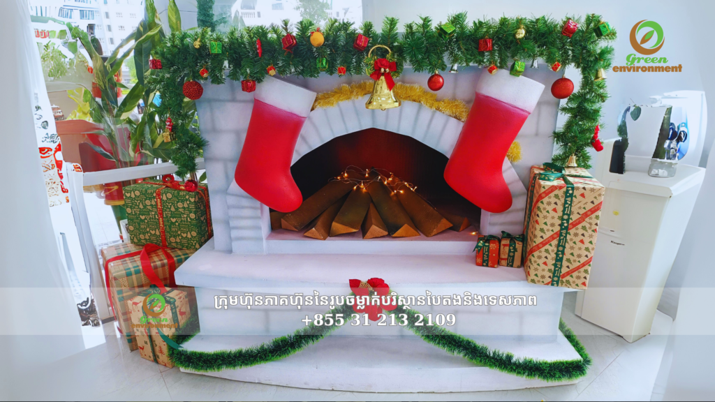 ការរចនា និងសាងសង់គម្រោងតុបតែងបុណ្យណូអែល និងចូលឆ្នាំសកល 2025 នៅ Conic Boulevard Apartment Binh Chanh 12