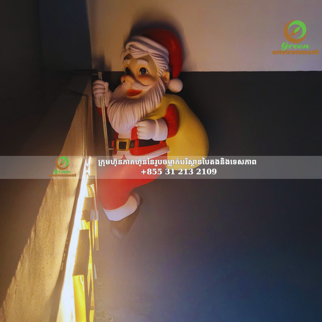 ការរចនា និងសាងសង់គម្រោងតុបតែងបុណ្យណូអែល និងចូលឆ្នាំសកល 2025 នៅ Conic Boulevard Apartment Binh Chanh 6