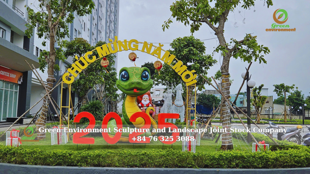 Design and Construction of Christmas Decoration Project and Welcome New Year 2025