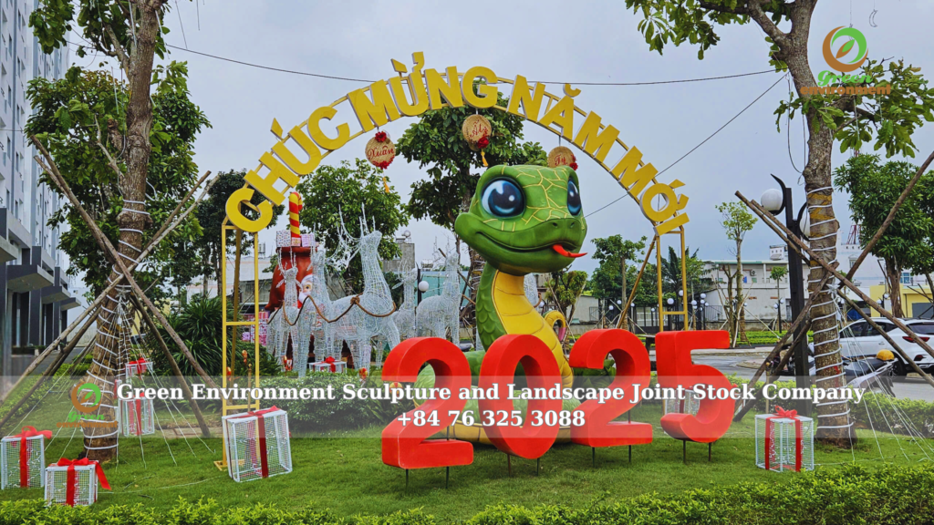 Design and Construction of Christmas Decoration Project and Welcome New Year 2025