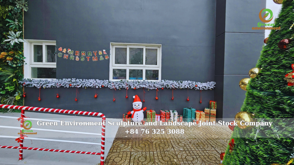 Design and Construction of Christmas Decoration Project and Welcome New Year 2025