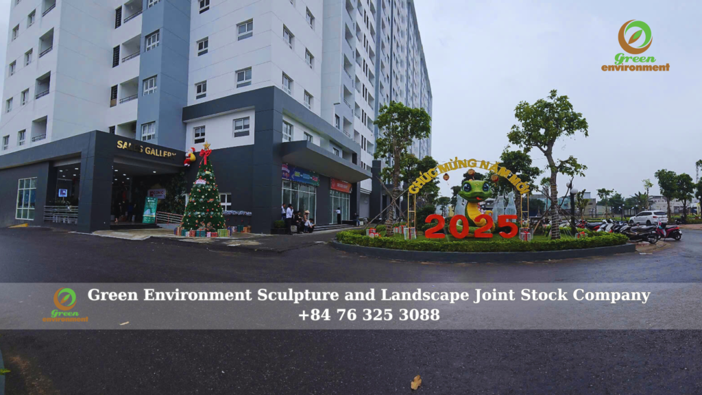 Design and Construction of Christmas Decoration Project and Welcome New Year 2025