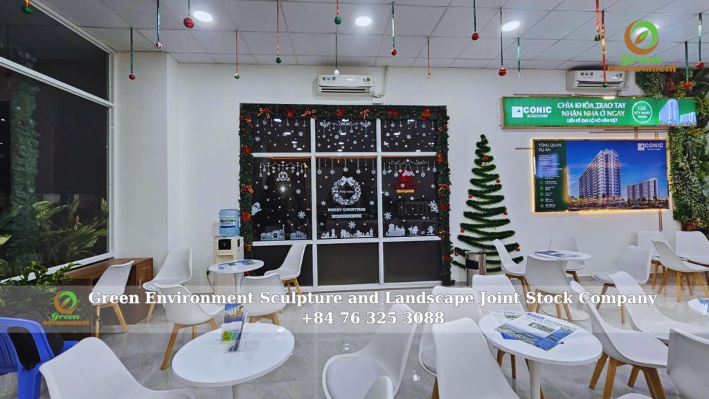 Design and Construction of Christmas Decoration Project and Welcome New Year 2025 at Conic Boulevard Apartment Binh Chanh 16