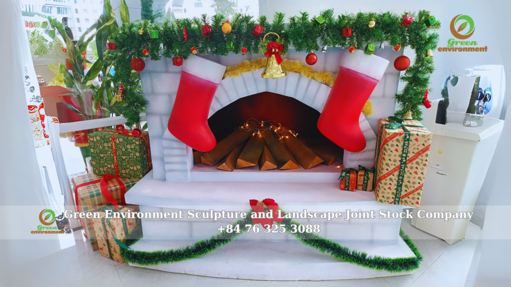 Design and Construction of Christmas Decoration Project and Welcome New Year 2025 at Conic Boulevard Apartment Binh Chanh 19