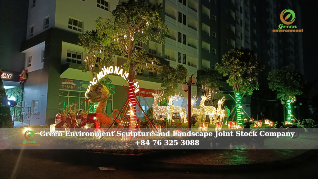 Design and Construction of Christmas Decoration Project and Welcome New Year 2025