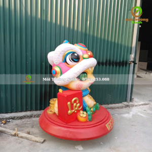 LINH VẬT RẮN ẤT TỴ 2025 - Mô hình linh vật rắn 2025 - Tượng rắn - Môi Trường Xanh 