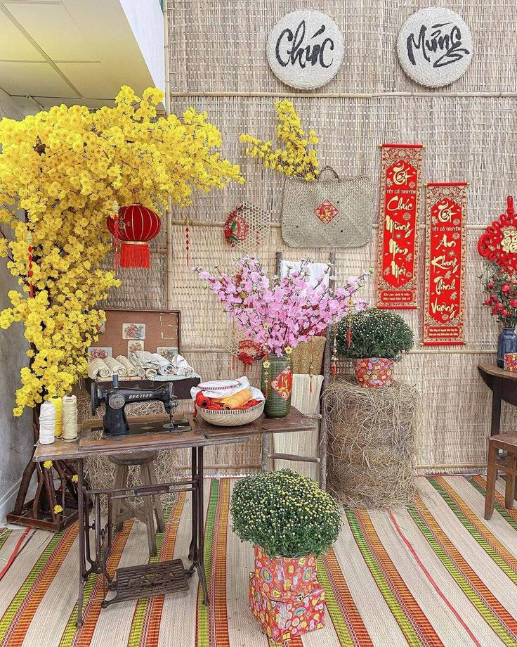 Decorating Lunar New Year 2025 - At Ty: Associated with Snake Mascots and Traditional Symbols