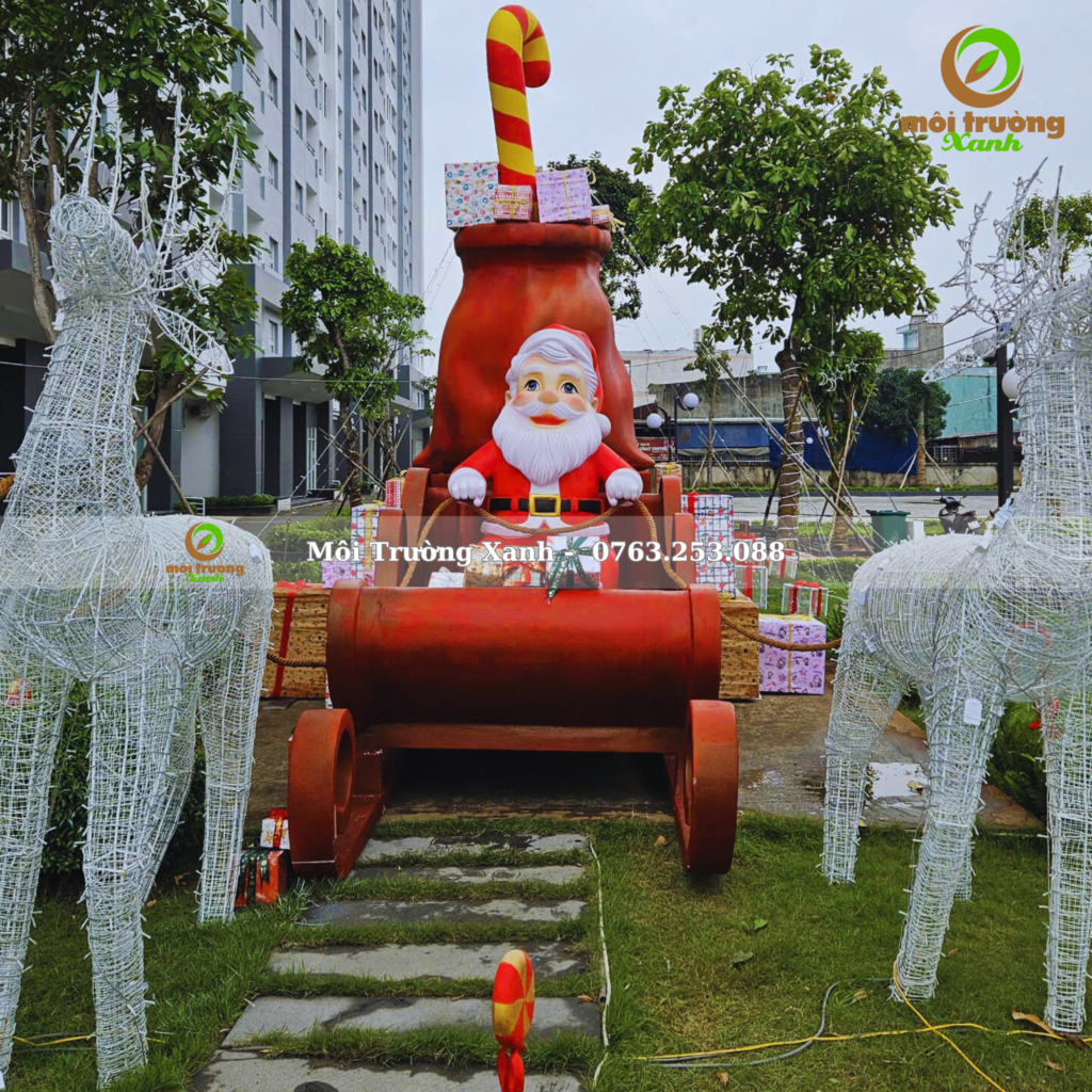 Ông già noel và tuần lộc