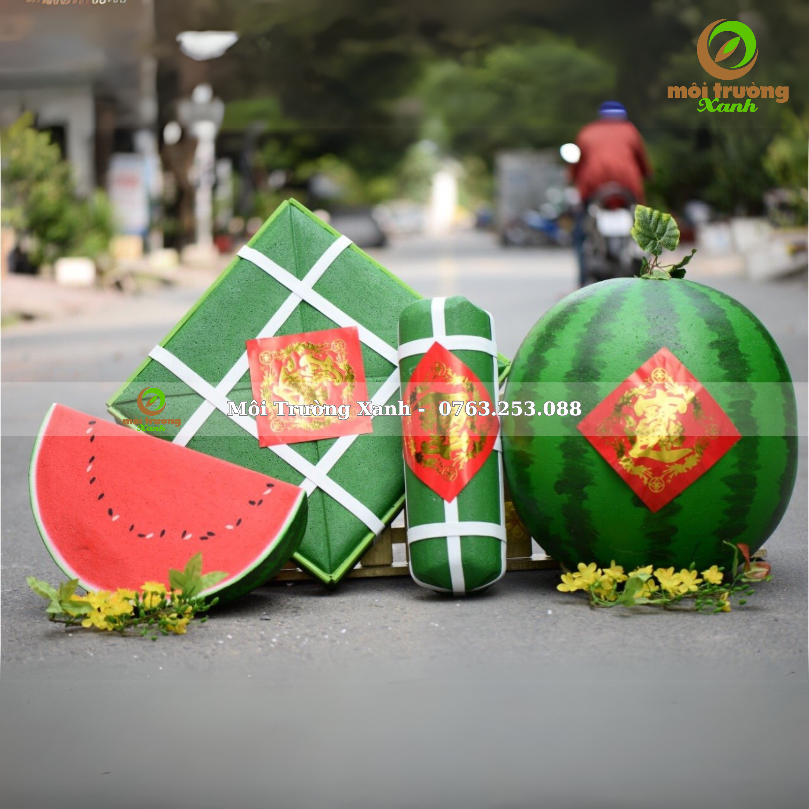 MÔ HÌNH MÂM NGŨ QUẢ TRANG TRÍ TẾT