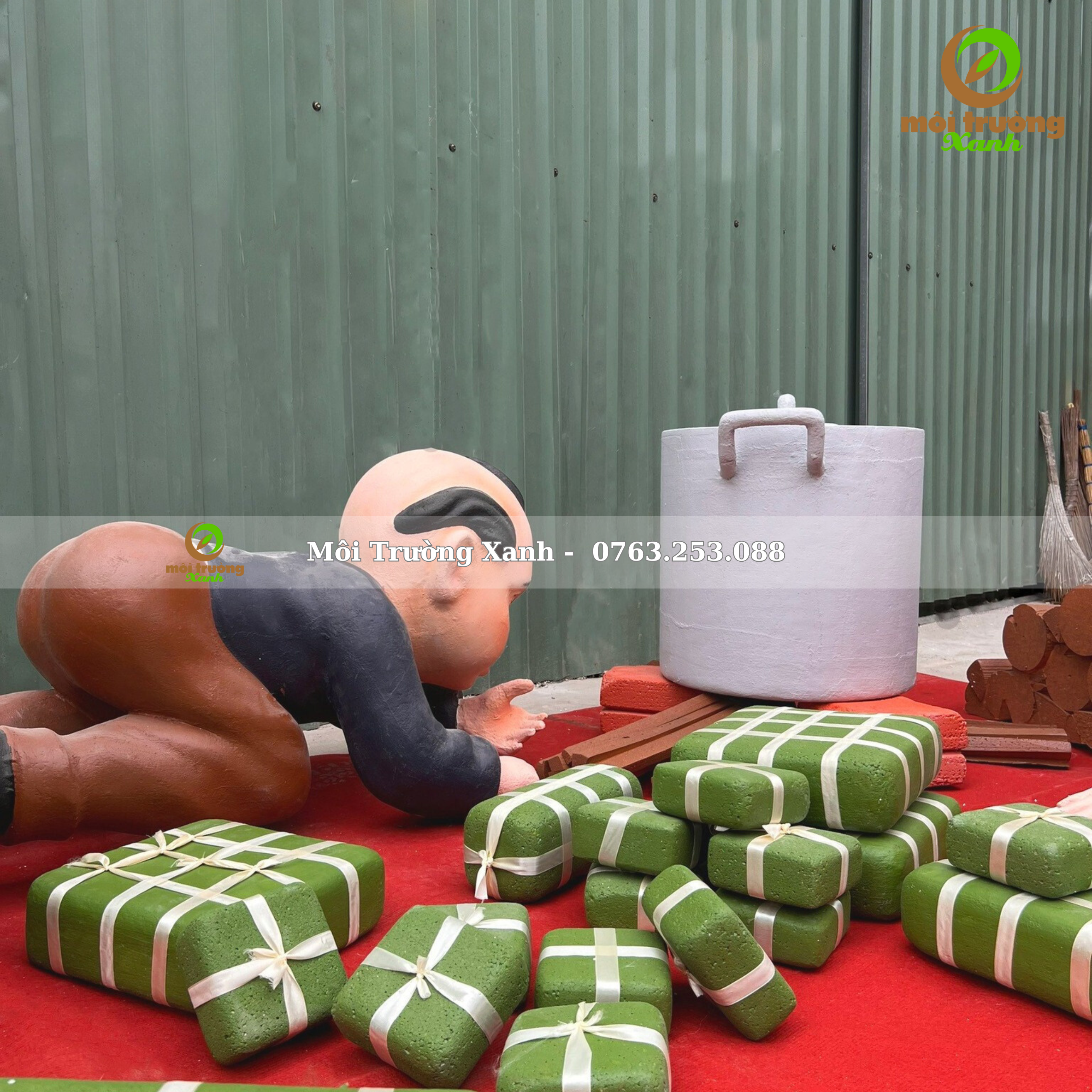 MÔ HÌNH TRANG TRÍ TẾT - MÔ HÌNH MÚT XỐP – Môi Trường Xanh