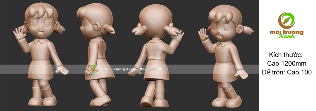 BỘ TƯỢNG HOẠT HÌNH DOREMON