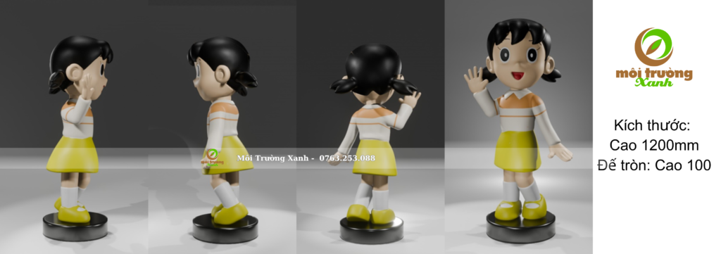 BỘ TƯỢNG HOẠT HÌNH DOREMON