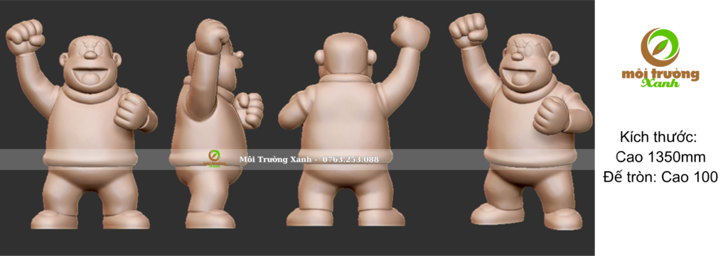 BỘ TƯỢNG HOẠT HÌNH DOREMON