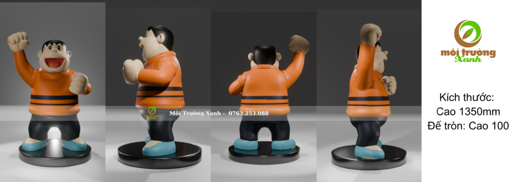 BỘ TƯỢNG HOẠT HÌNH DOREMON