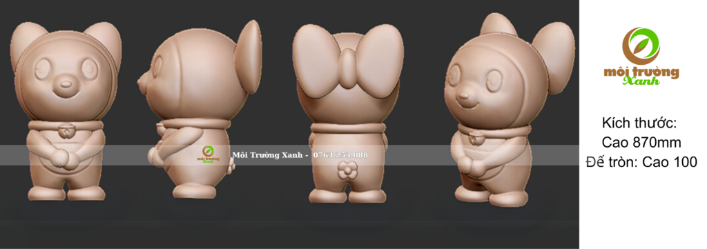 BỘ TƯỢNG HOẠT HÌNH DOREMON