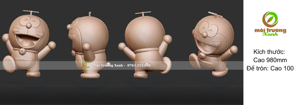 BỘ TƯỢNG HOẠT HÌNH DOREMON