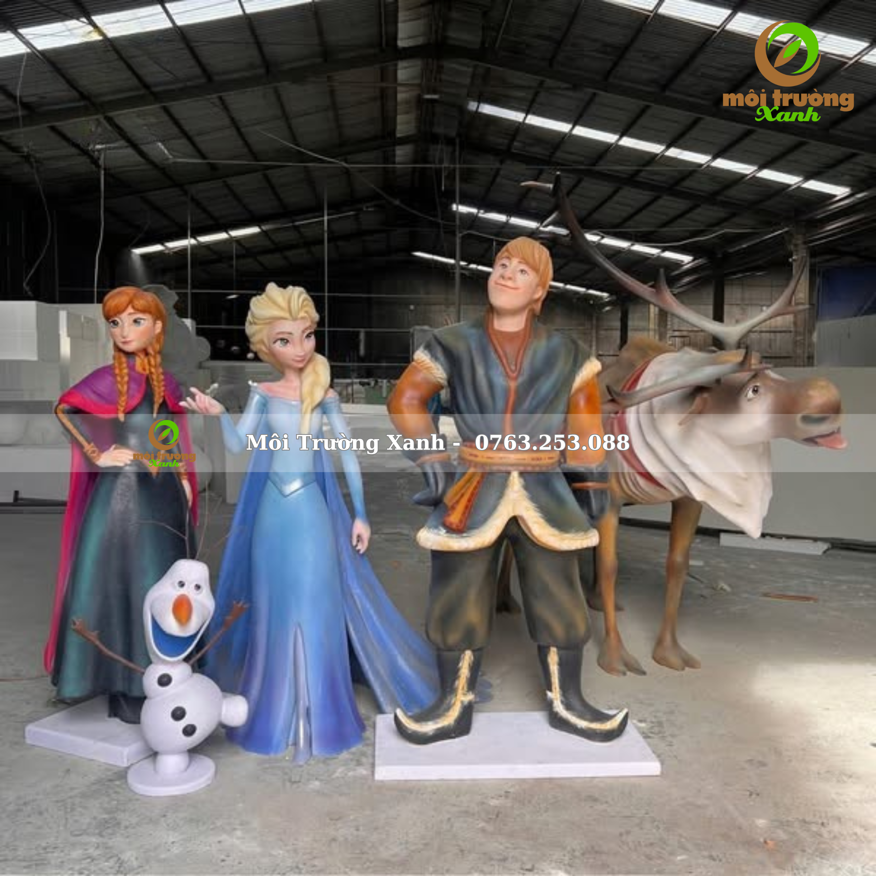 BỘ TƯỢNG NỮ HOÀNG BĂNG GIÁ MÚT XỐP