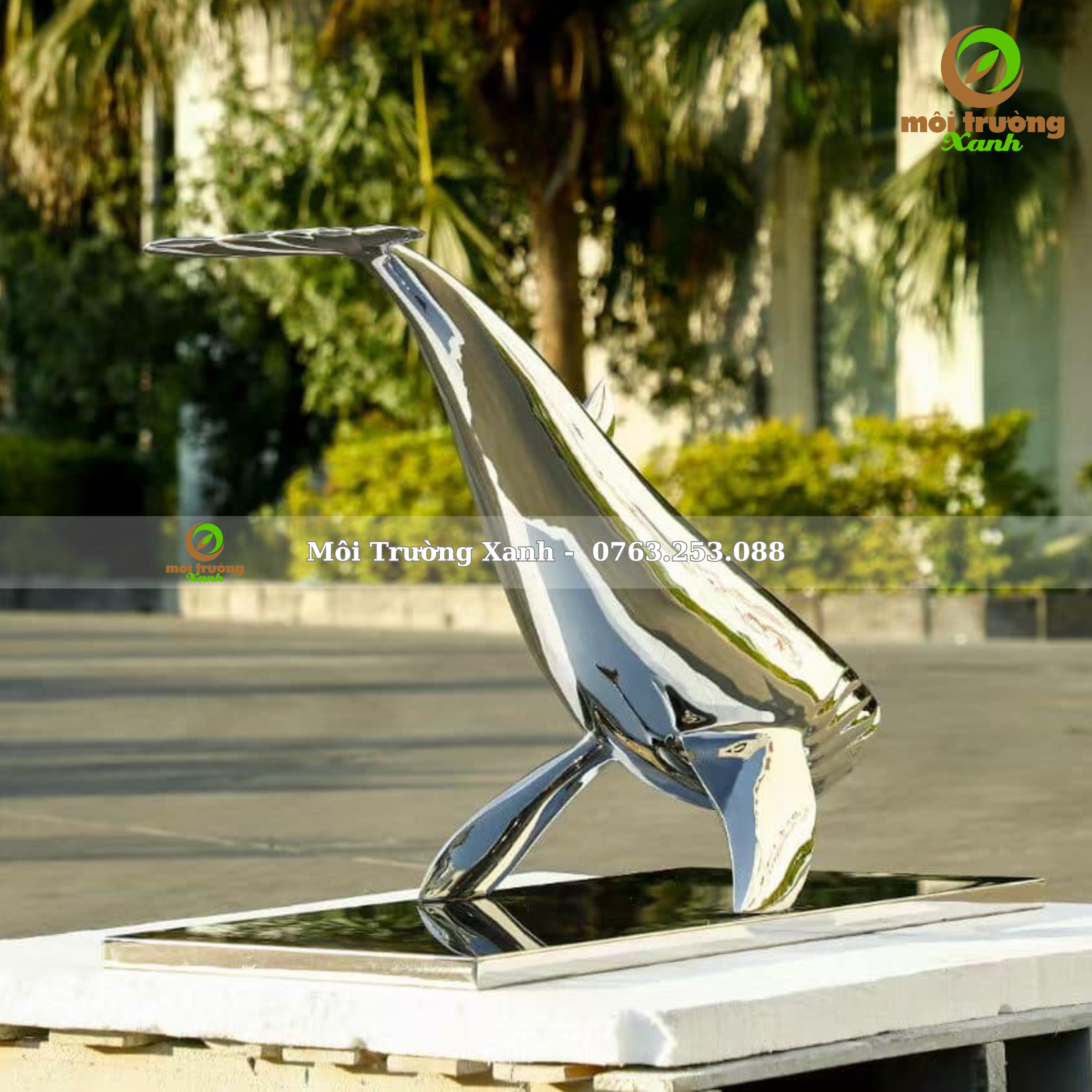 TƯỢNG CÁ HEO 6 TƯỢNG CÁ HEO INOX