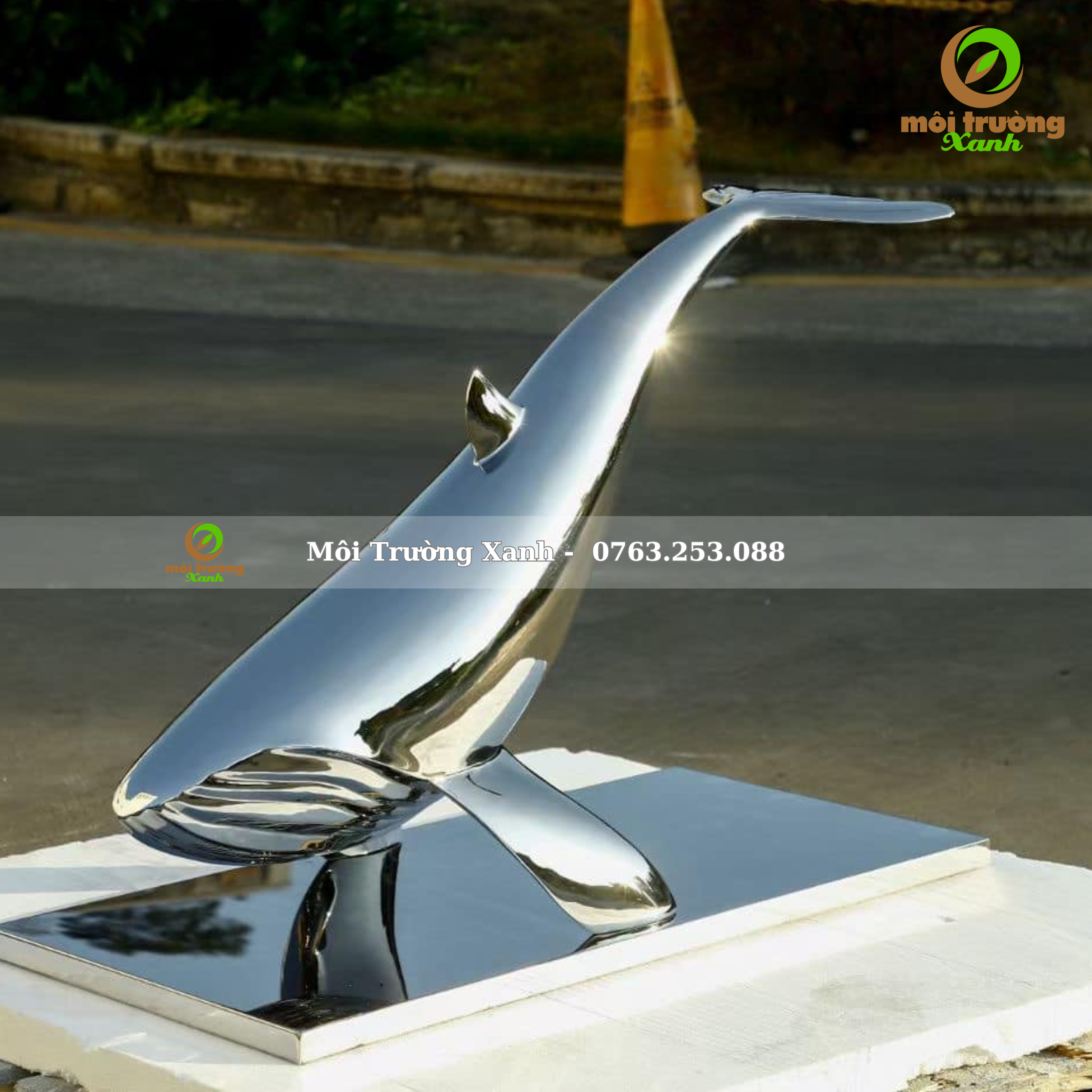 TƯỢNG CÁ HEO 2 TƯỢNG CÁ HEO INOX
