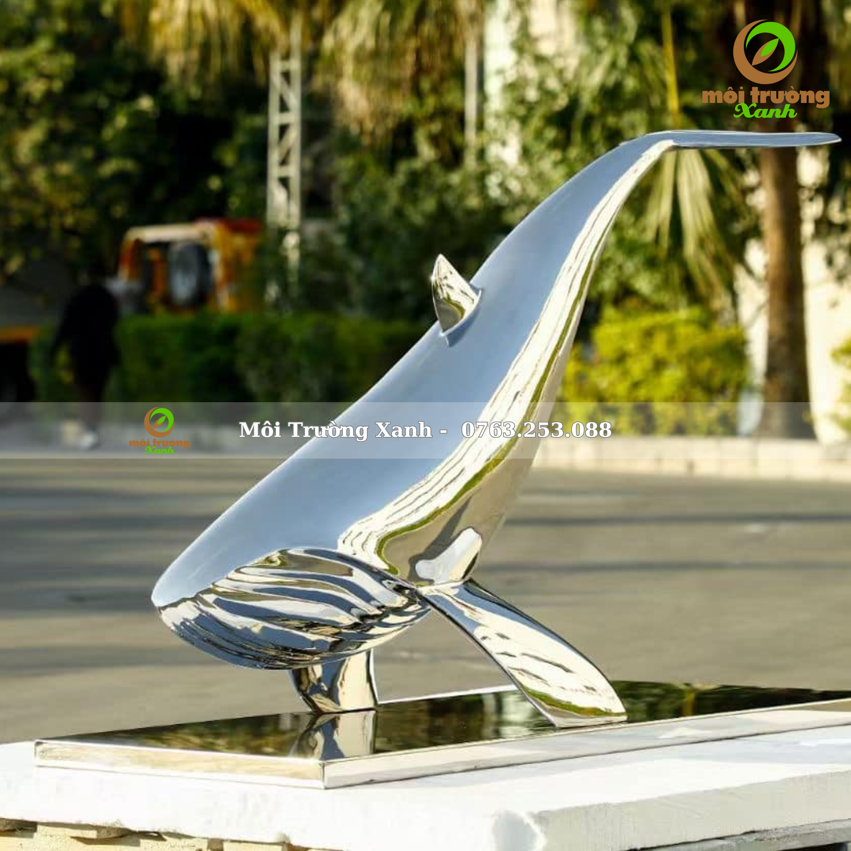 TƯỢNG CÁ HEO 4 TƯỢNG CÁ HEO INOX