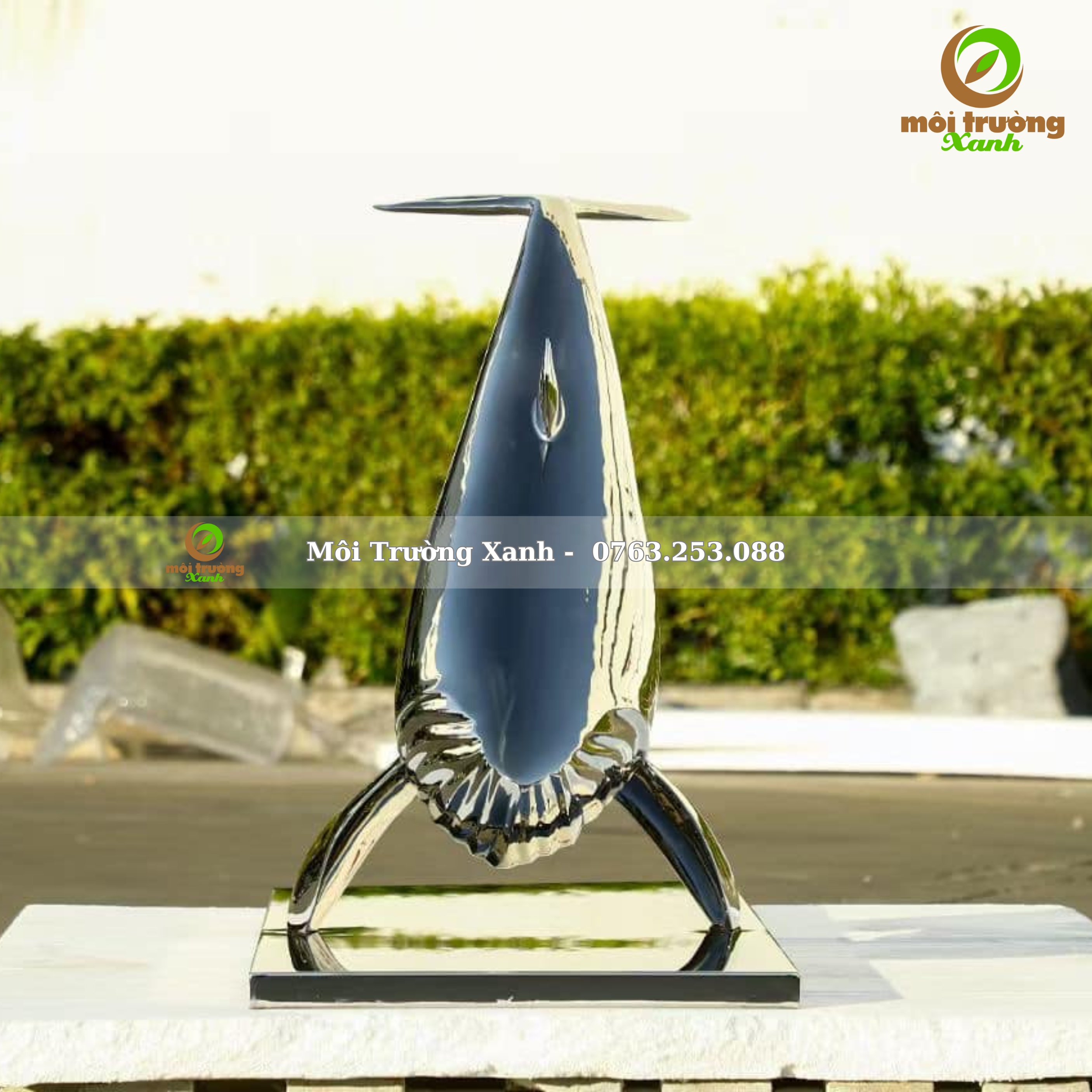 TƯỢNG CÁ HEO 7 TƯỢNG CÁ HEO INOX