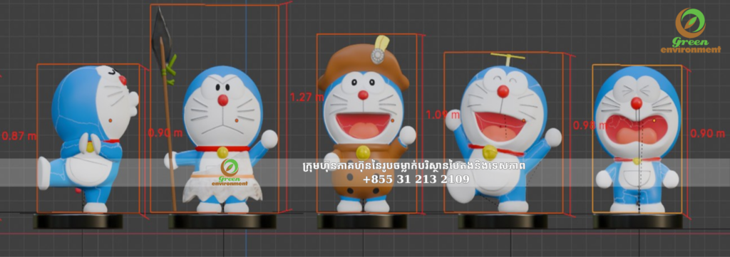 រូបសំណាក Doraemon