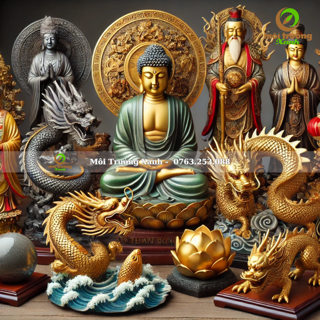 Tượng trang trí Phong cách phong thủy 0763253088