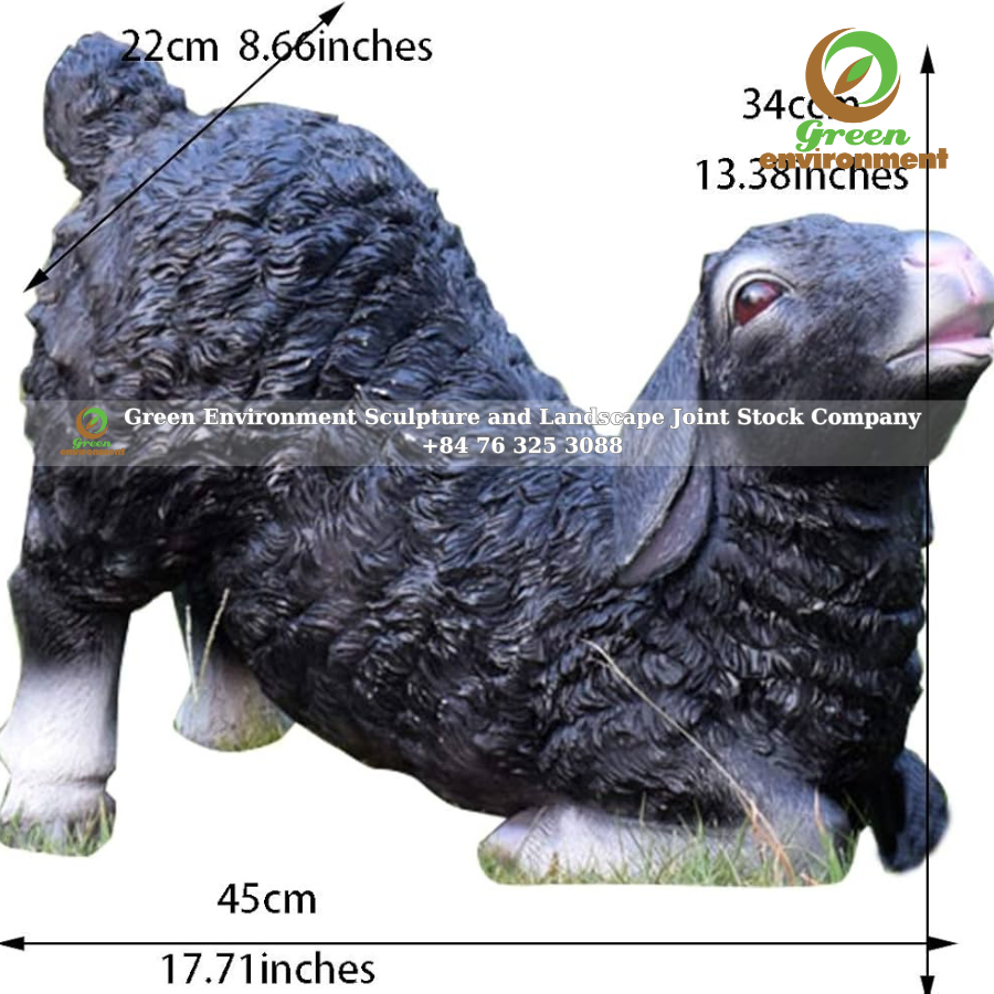 BLACK SHEEP STATUE (LITTLE SHEEP) 