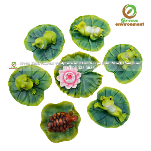 FROG STATUE FOR FLOWING LAND