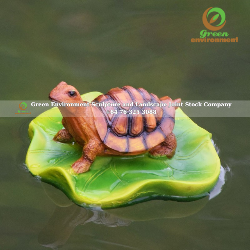 FROG STATUE FOR FLOWING LAND