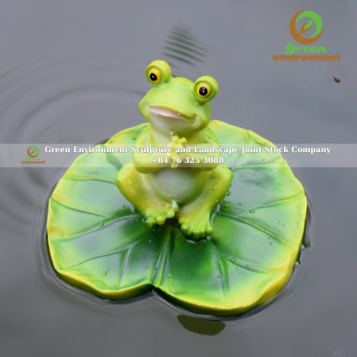 FROG STATUE FOR FLOWING LAND