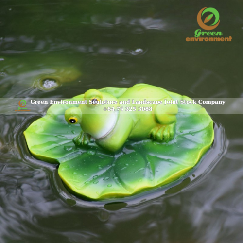 FROG STATUE FOR FLOWING LAND